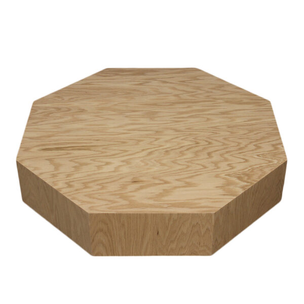 Natural Red Oak Octagon Riser - 30 x 6